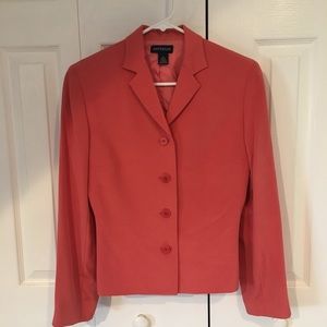Ann Taylor Salmon Pink suit jacket.
